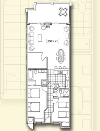 1 bedroom
